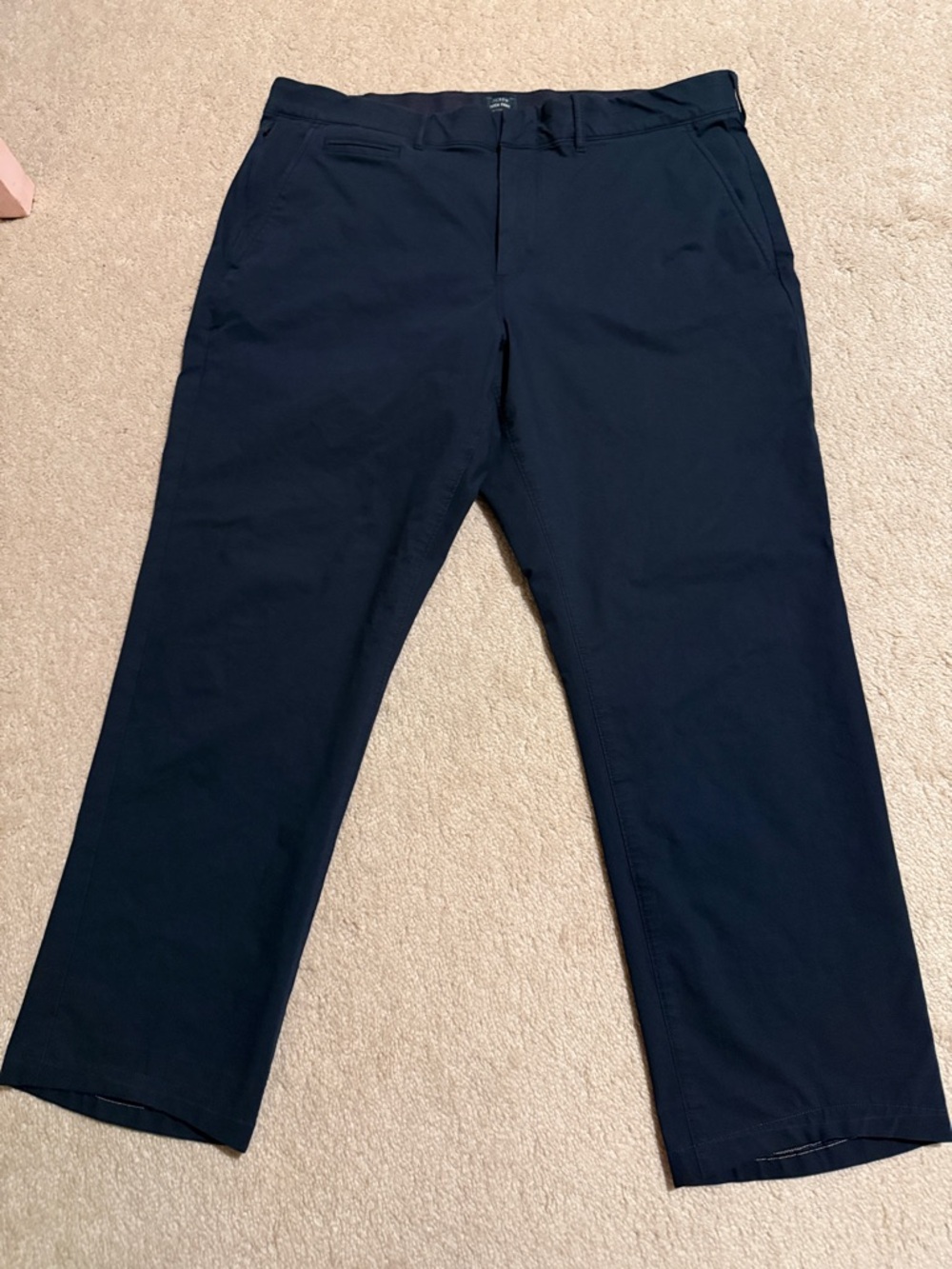 J. Crew Men's Navy Tech Pant. 770 Straight